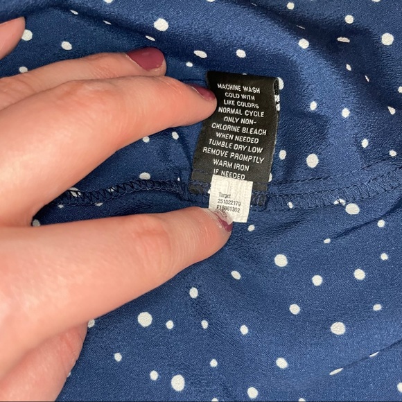 Jason Wu for Target Polka Dot Button Up Blouse NWT - Picture 8 of 12